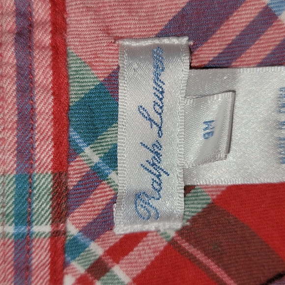 Ralph Lauren one piece Plaid outfit 9 months - Picture 3 of 3